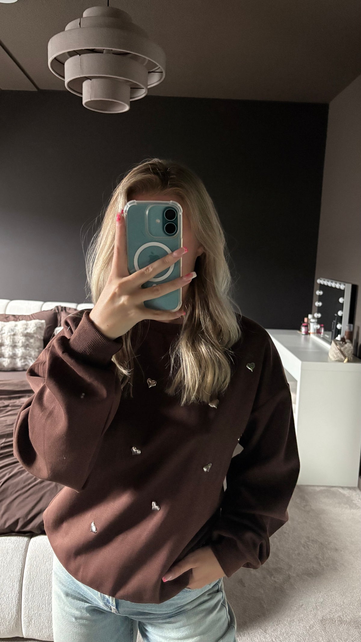 Sweater met hartjes