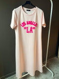 Los Angeles tshirt jurk