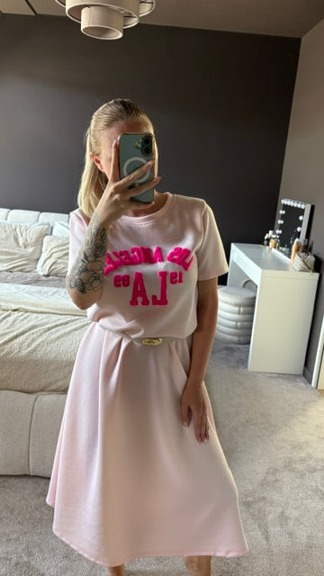 Los Angeles tshirt jurk